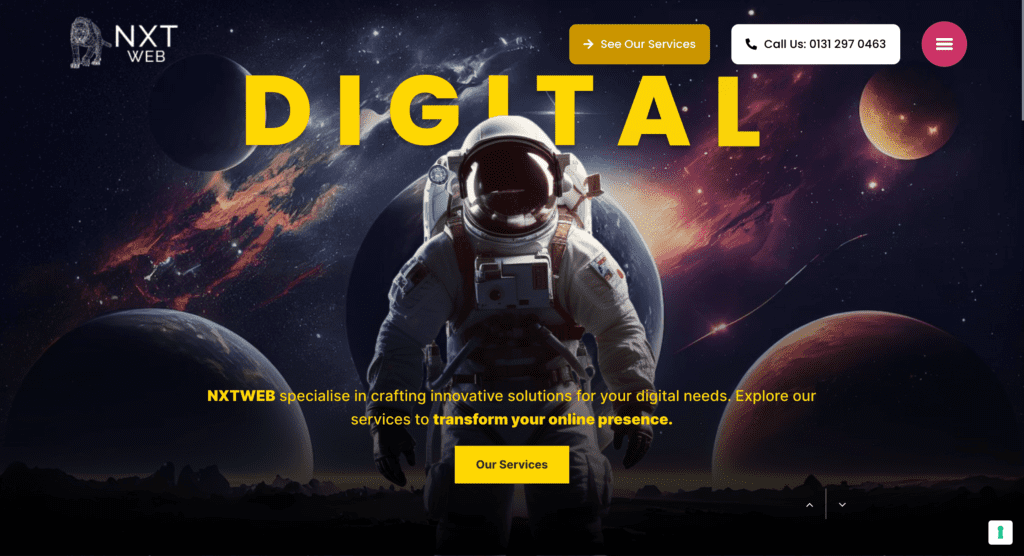 NXT Web Agency Homepage